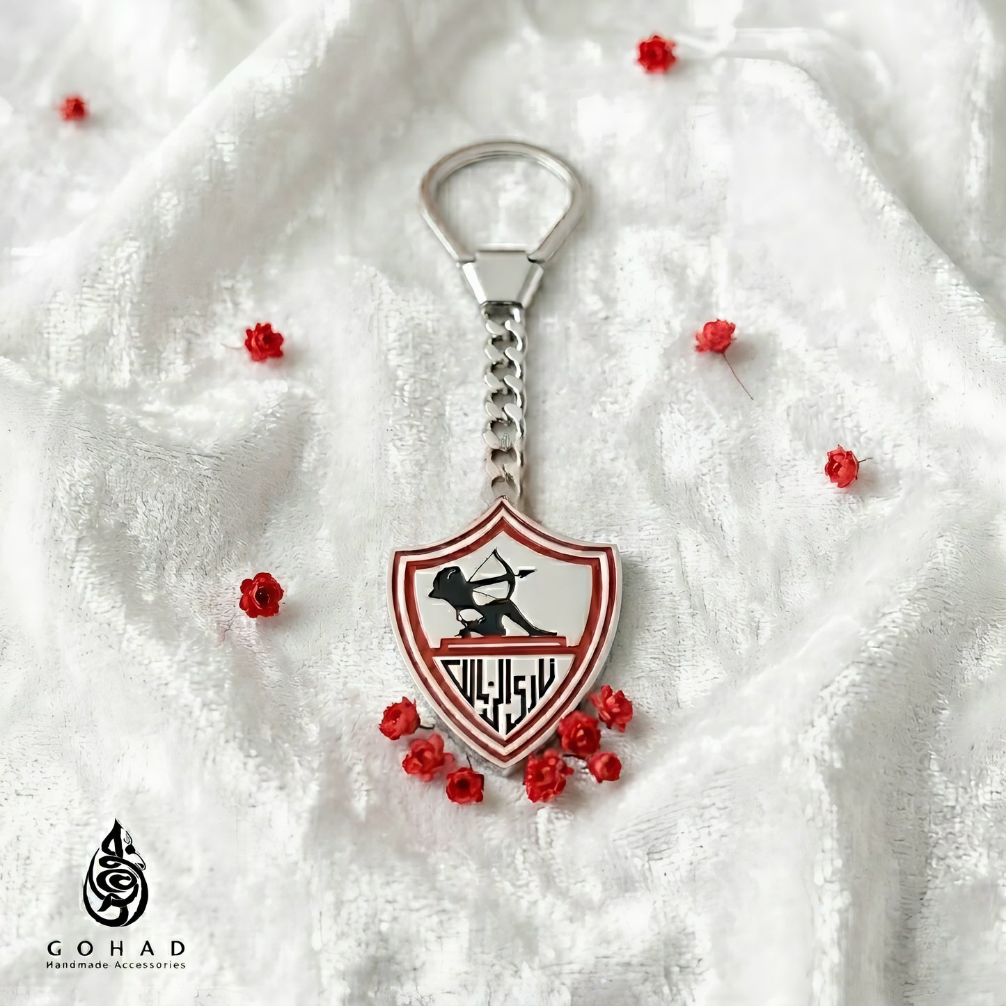ميدالية الزمالك هدية زملكاوي مميزة بالاسم جوهاد