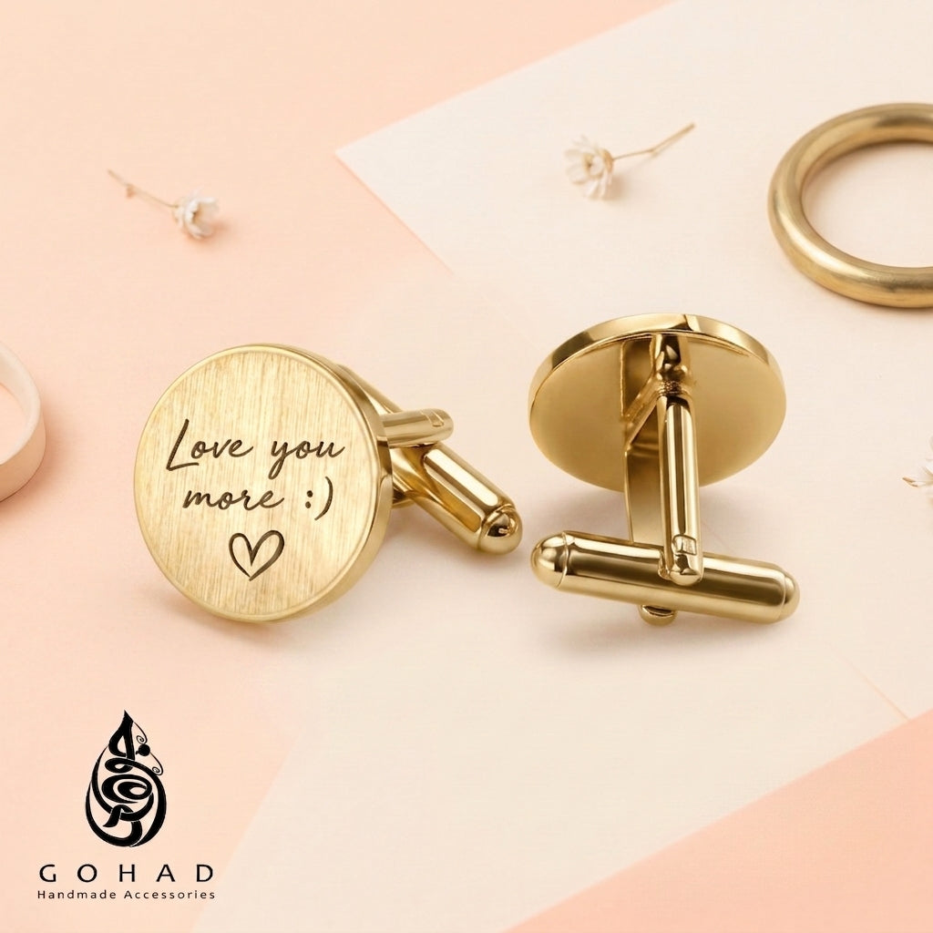 كافلينك Love You هدية رجالية مميزة جوهاد مصر