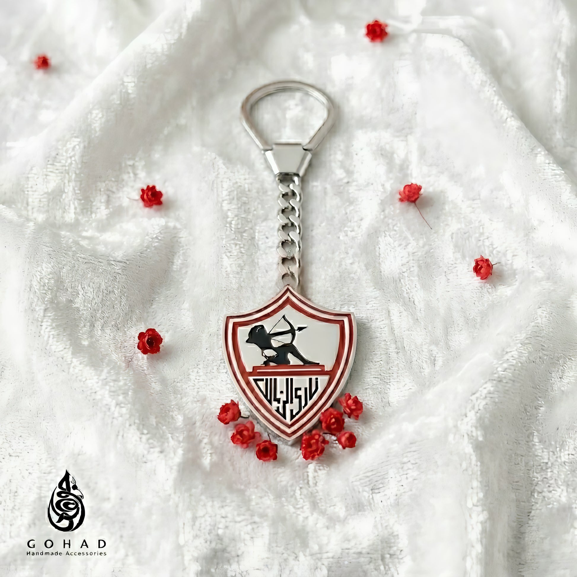 ميدالية الزمالك هدية زملكاوي مميزة بالاسم جوهاد